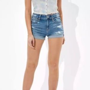 American Eagle high waisted denim shorts